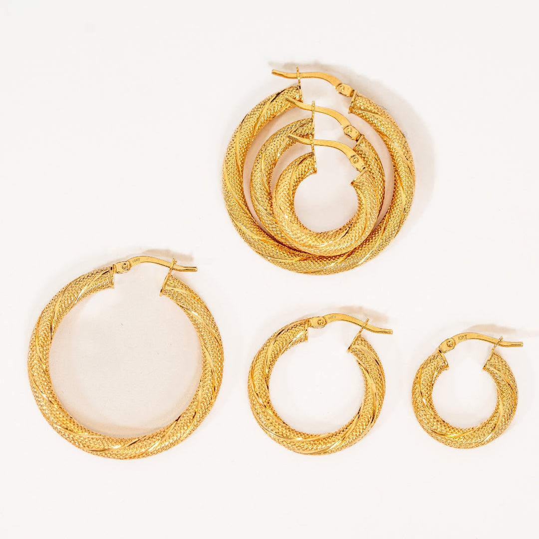 Trio Hoop Earrings