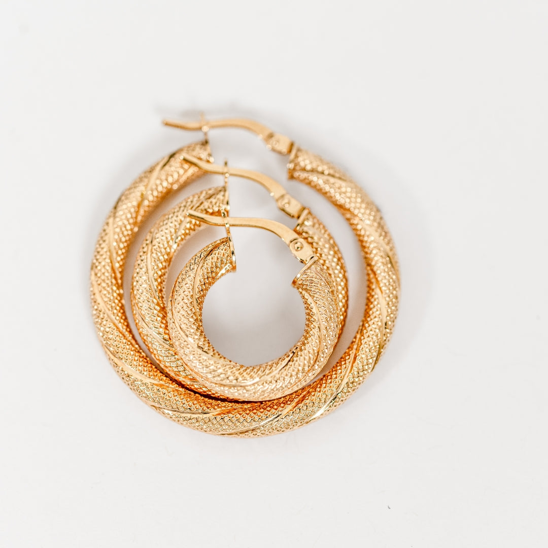Trio Hoop Earrings