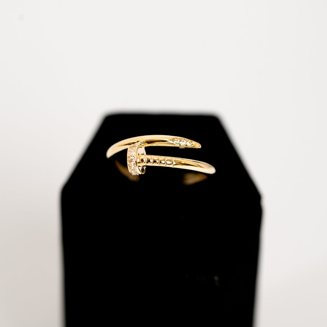 Zircoin Nail Ring