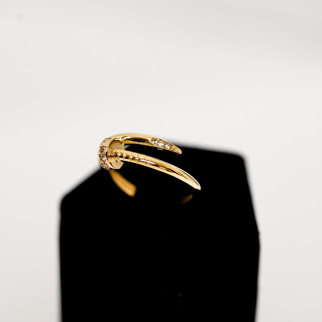 Zircoin Nail Ring