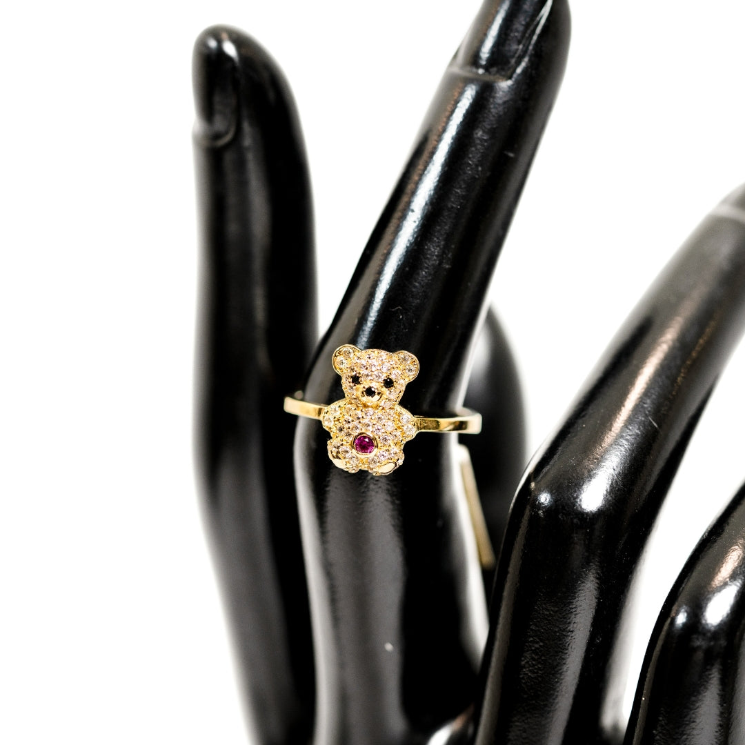 Zircoin Teddy Bear Ring