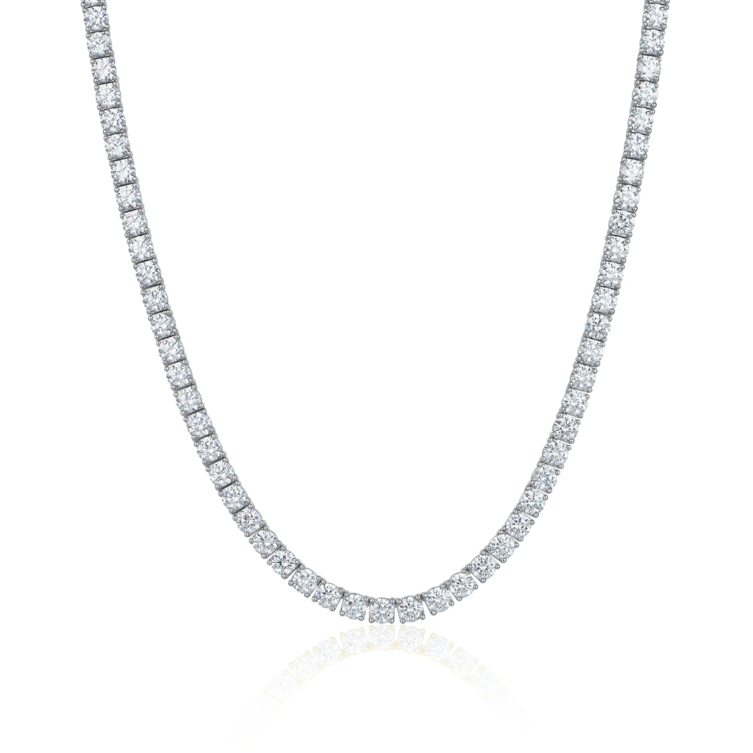 Moissanite Tennis Chain - 4mm