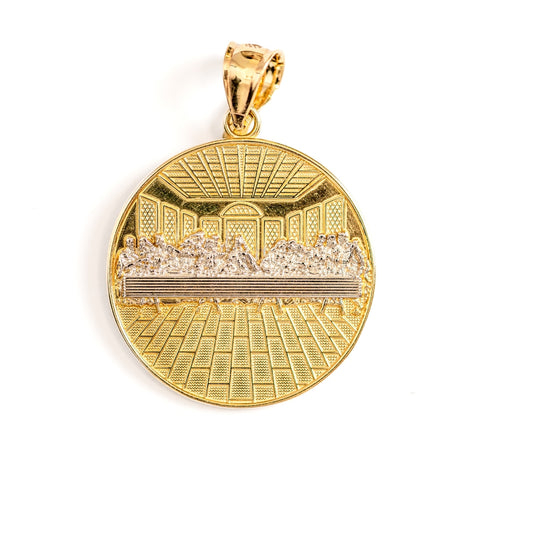 Round Last Supper Pendant