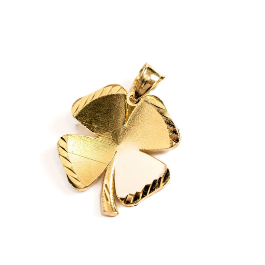 Gold Clover Leaf Pendant