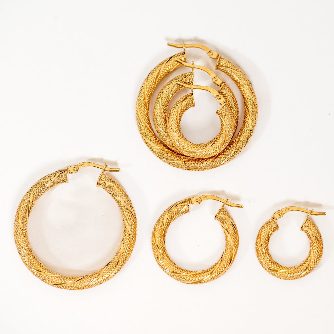 Trio Hoop Earrings