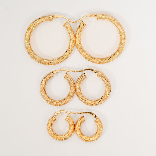 Trio Hoop Earrings