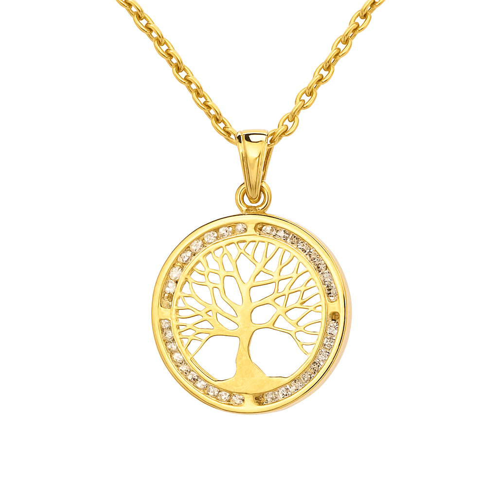 Round Tree Of Life Pendant