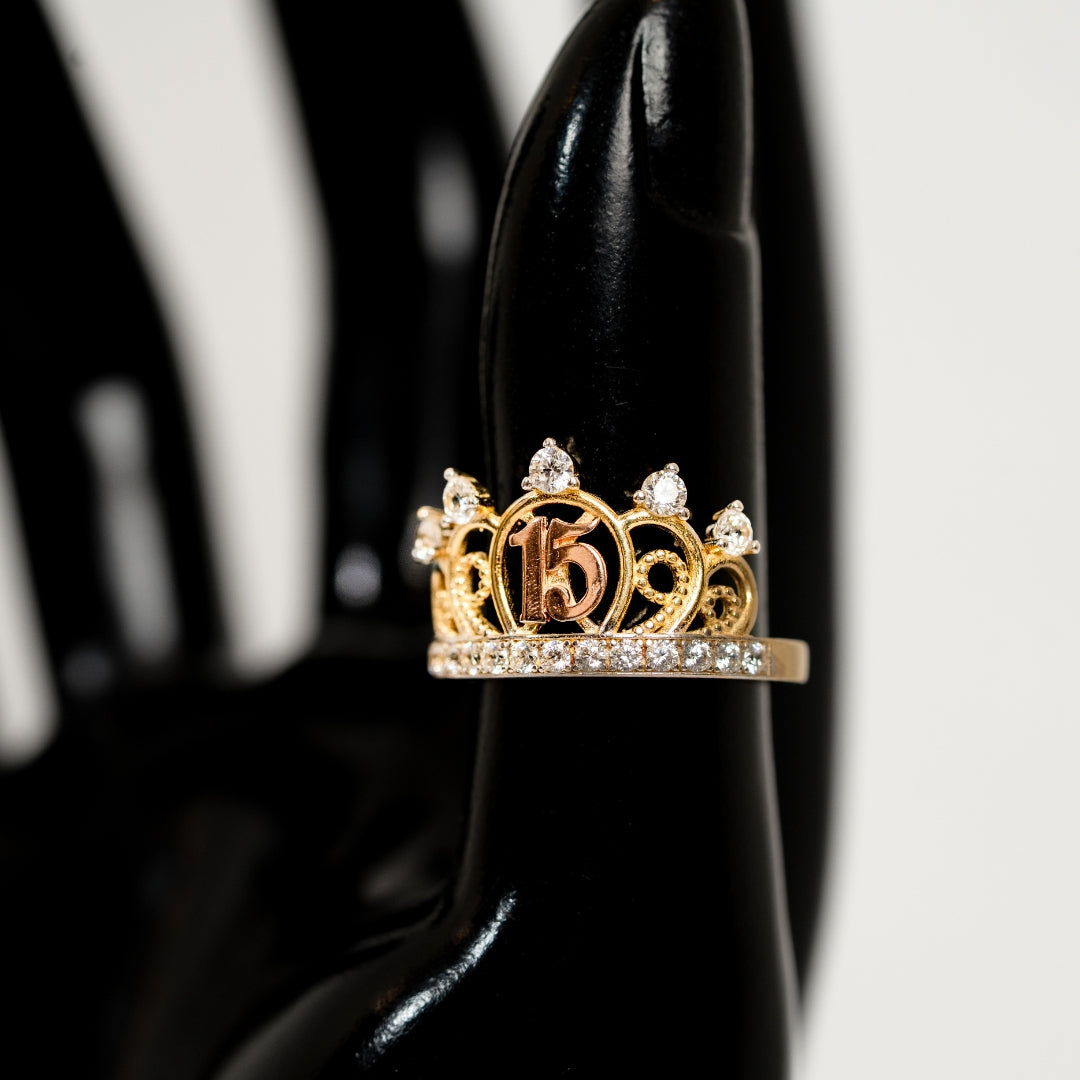 Zircoin 15 Crown Ring