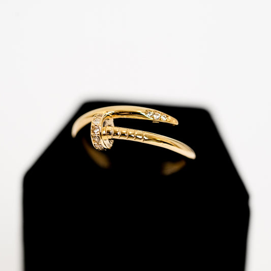 Zircoin Nail Ring