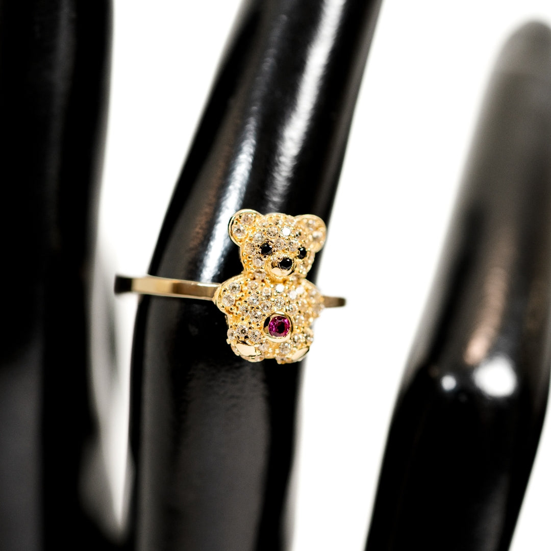 Zircoin Teddy Bear Ring