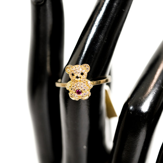 Zircoin Teddy Bear Ring