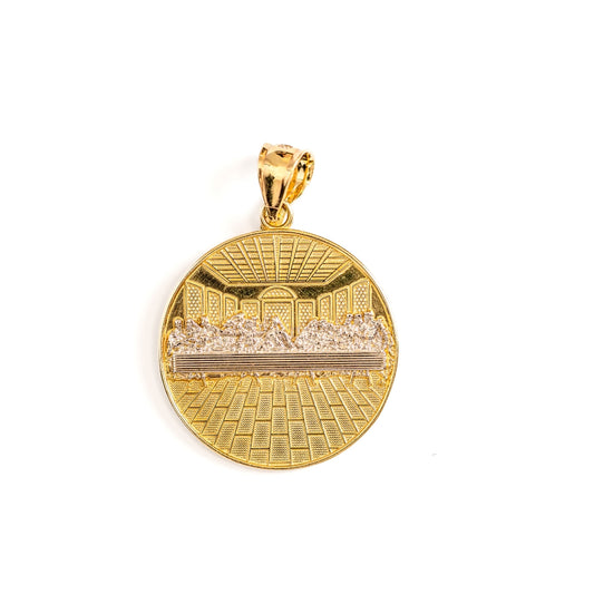 Round Last Supper Pendant